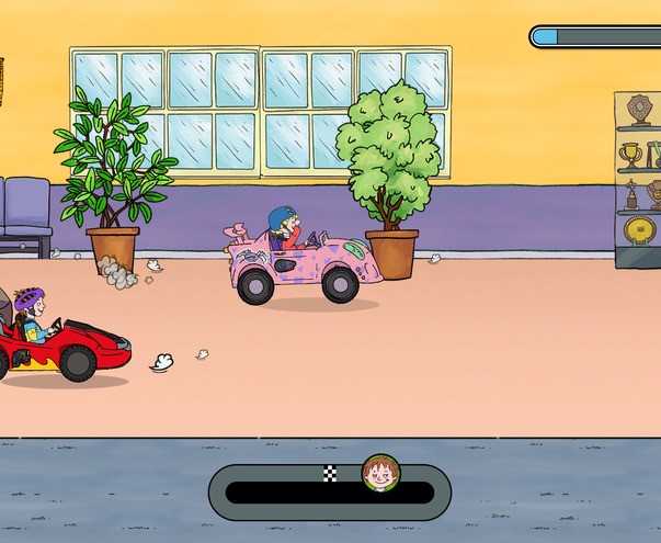 Horrid Henry Racing Game School 3