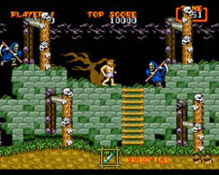 Death is always near in Ghouls 'n Ghosts (Literally!)