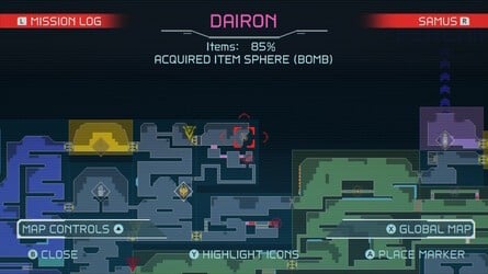 Metroid Dread Dairon Map 6