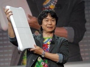 Miyamoto and his Balance Board