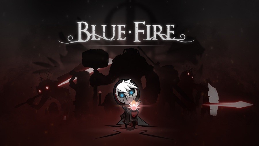 Blue Fire Horizontal Header Image