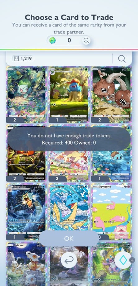 Pokémon Trading Card Game Pocket - Trade