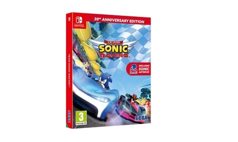 GTAGAMES - SWITCH . SONIC MANIA + TEAM SONIC RACING DOUBLE PACK . NOVO