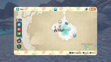 All Wild Tera Pokémon Locations > The Teal Mask DLC - Kitakami Region > Crystal Pool Wild Tera Pokémon > Wild Tera Glimmora - 2 of 2