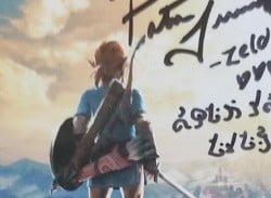 The Voice Of Zelda Signs Fan's Copy Of Breath Of The Wild In Hylian