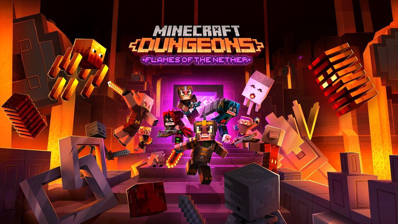 Minecraft Dungeons Flames Of The Nether Dlc Pack Is Out Now Nintendo Life