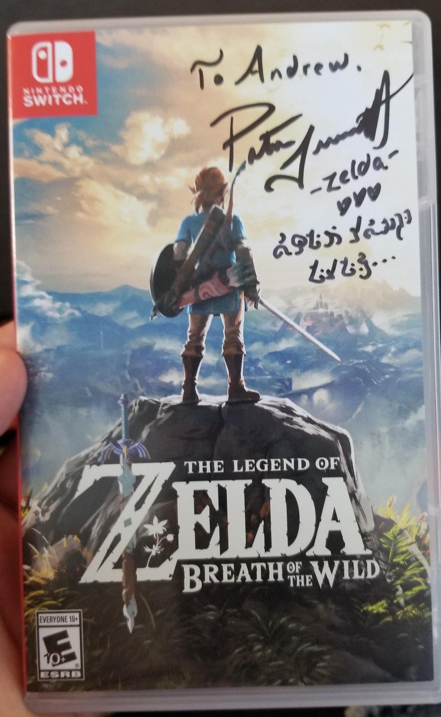 Zelda BotW Signed