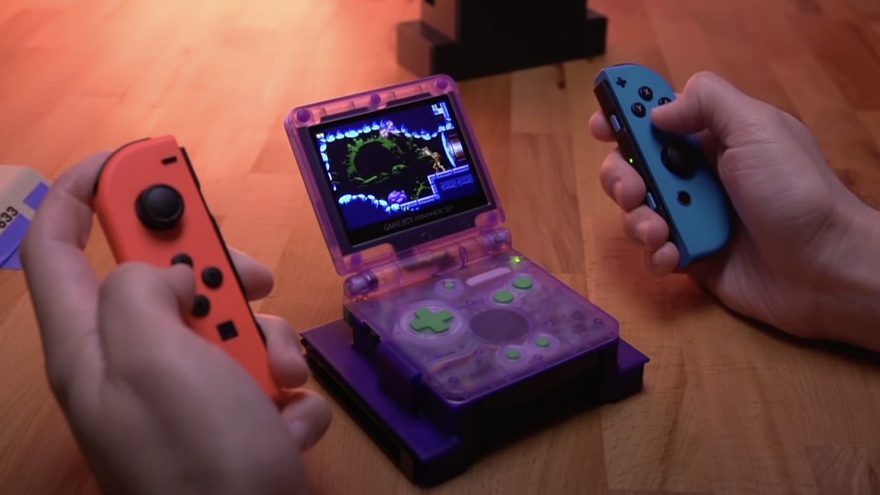 Canada Uensartet brutalt This Crazy Mod Turns The Game Boy Advance SP Into 2003's Nintendo Switch |  Nintendo Life