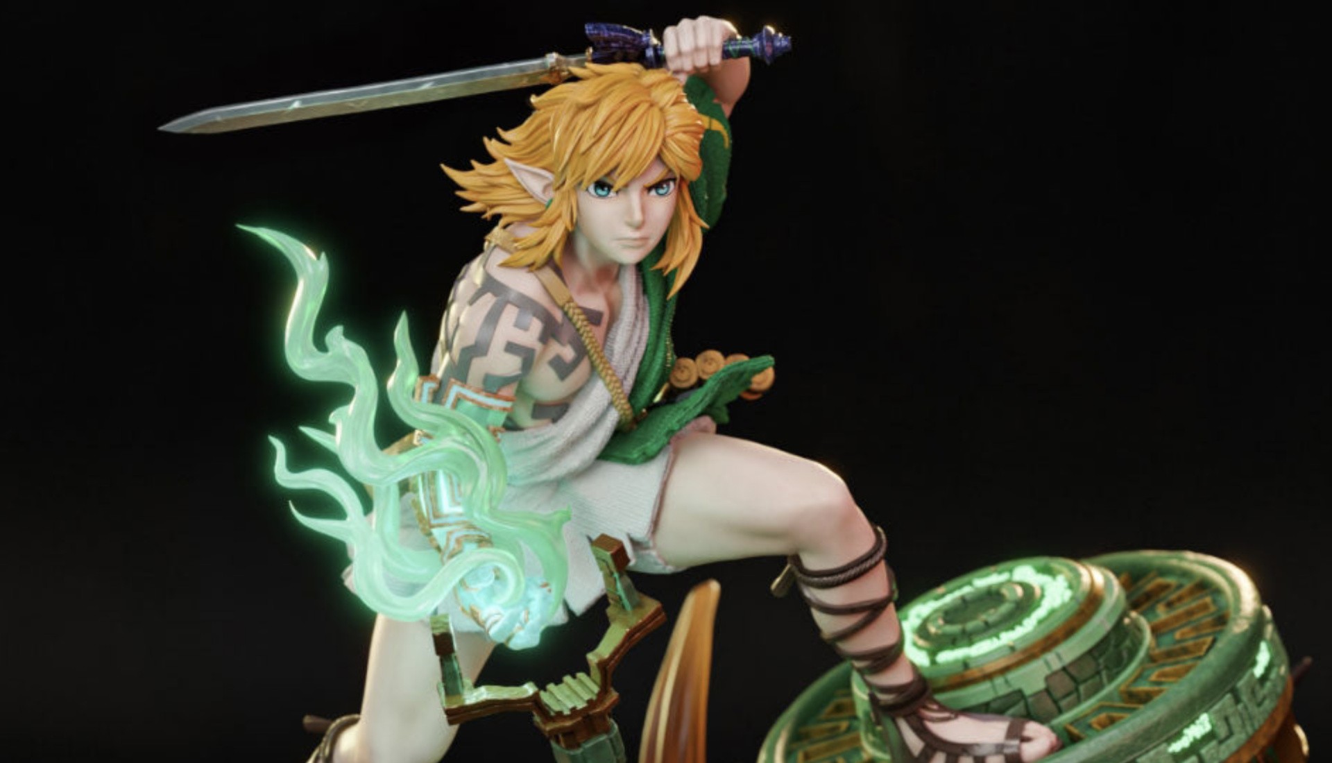 Wake Studio Unveils Stunning The Legend of Zelda: Tears of the Kingdom Link Statue for Nintendo Fans - Nintendo News Article