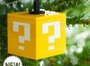 You Could Hang This Mini Lego Mario Question Block on Your Christmas Tree