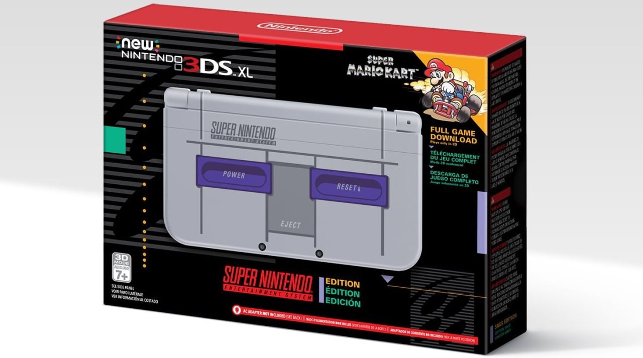 New Nintendo 3DS XL Super NES Edition Launches Pre-Orders in North America