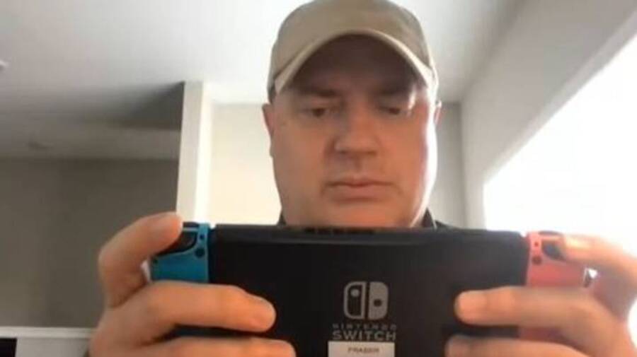 Brendan Fraser playing Switch