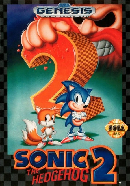 Sonic 2 Box Art