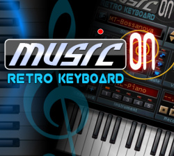Music On: Retro Keyboard Cover