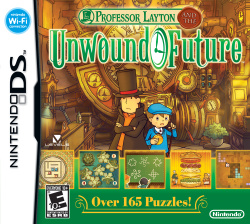 Professor Layton and the Unwound Future Cover