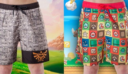 Get Ready For The Summer With Nintendo-Themed Swimming Shorts