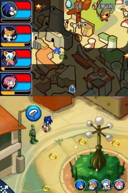 Whatever you think of Sonic Chronicles, it's a looker for a DS game!