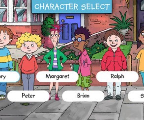 Horrid Henry Racing Game Characters