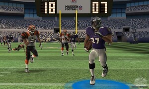 "We're excited that the 3DS launch day is just around the corner on March 27th and that players will be able to see this whole new Madden NFL for themselves in 3D."