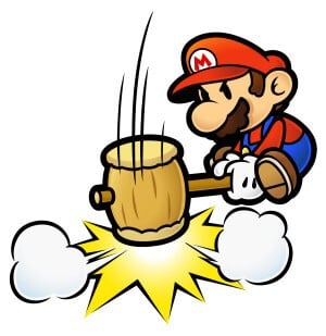 Mario gets to work on the servers
