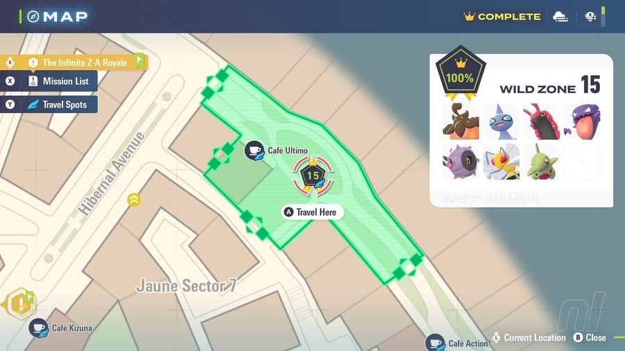 Pokémon Legends: Z-A - Wild Zone 15