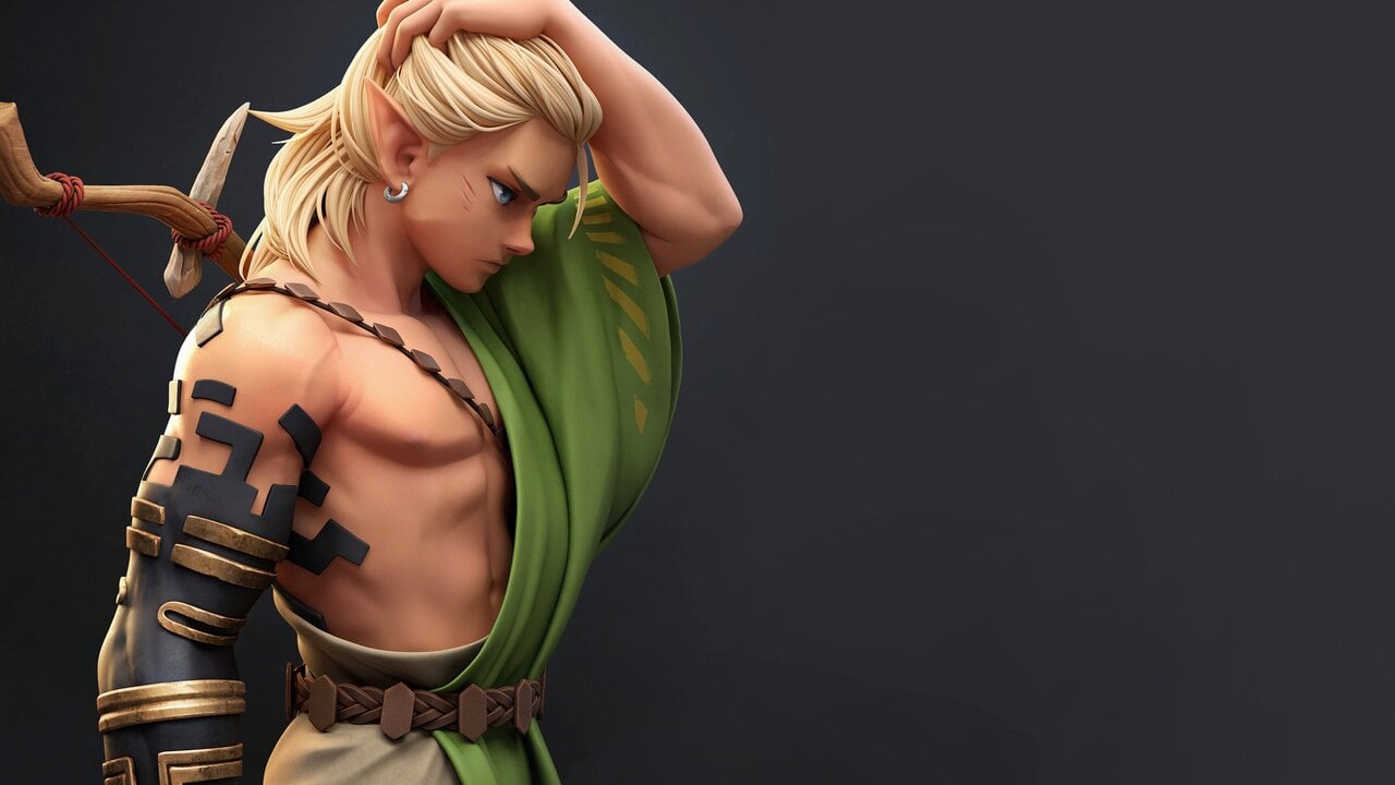 Random This Fan Made Link From Zelda Breath Of The Wild 2 Is Too Hunky For Words Nintendo Life