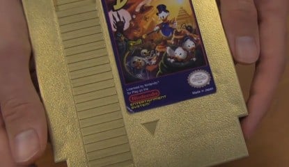 If You Always Wanted a Gold DuckTales NES Cartridge, Now's Your Chance