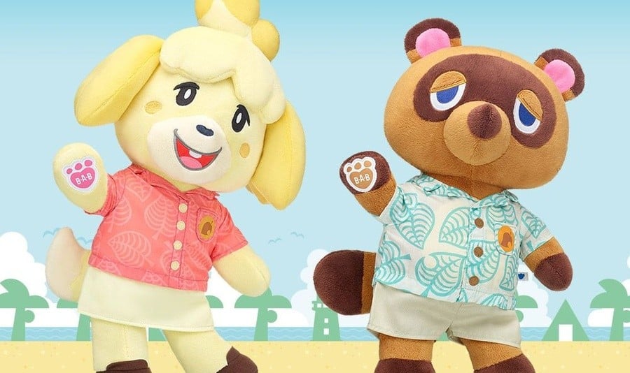 build a bear animal crossing plush