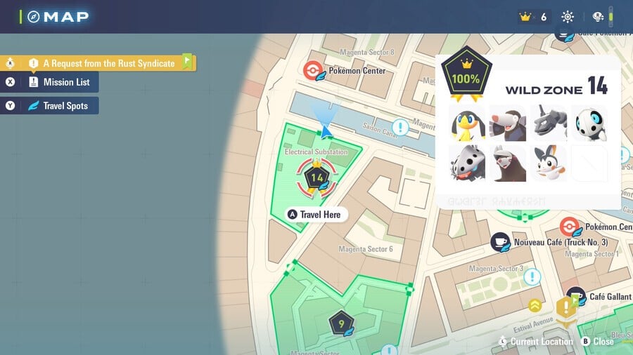 Pokémon Legends: Z-A - Wild Zone 14