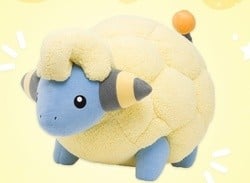Pre-Order This Jumbo-Size Mareep Poké Plush For A Small Fortune