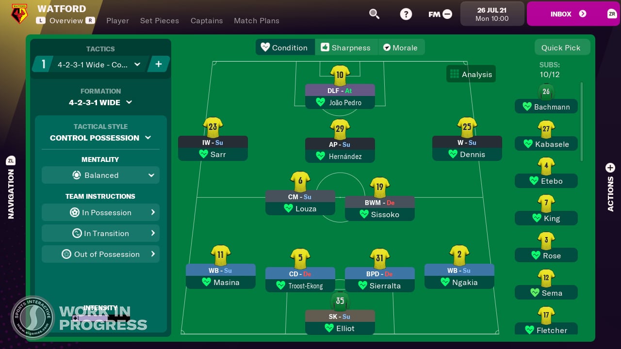 Football Manager 2022 Touch on Nintendo Switch – South Korean Won
