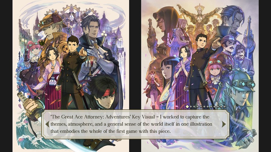 The Great Ace Attorney Chronicles: Art