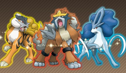 Grab a Shiny Legendary Trio of Pokemon at Gamestop