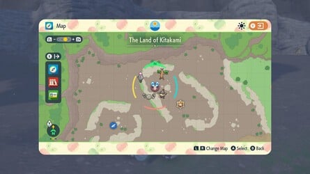 All Wild Tera Pokémon Locations > The Teal Mask DLC - Kitakami Region > Paradise Barrens Wild Tera Pokémon > Wild Tera Nosepass - 2 of 2