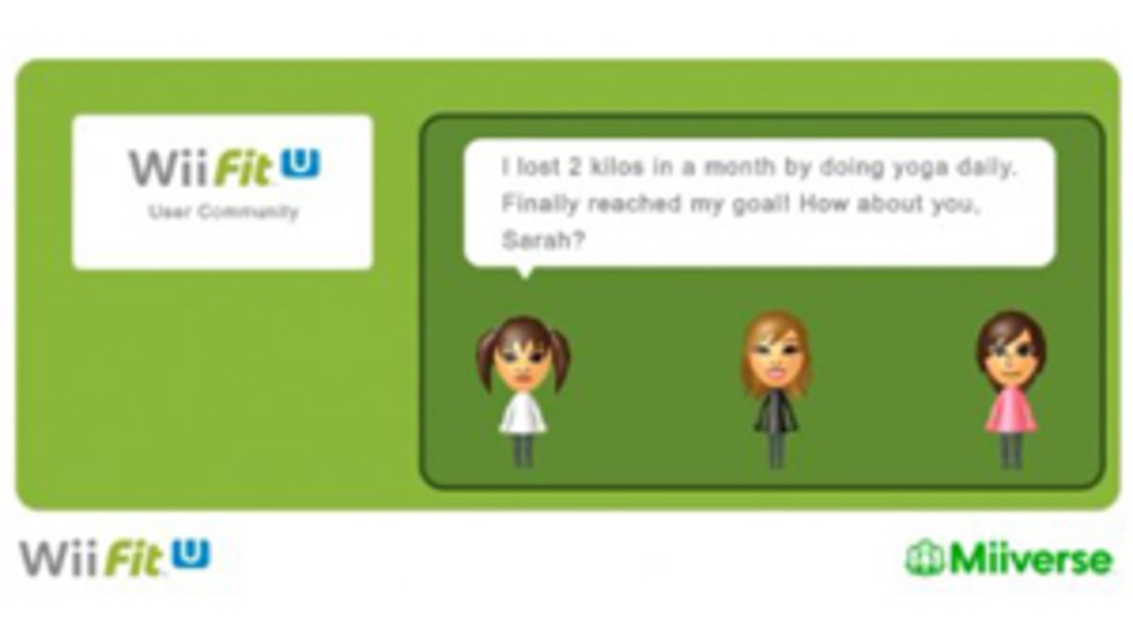 De stad liter ego Wii Fit U Gets Social With User Created Miiverse Communities | Nintendo Life