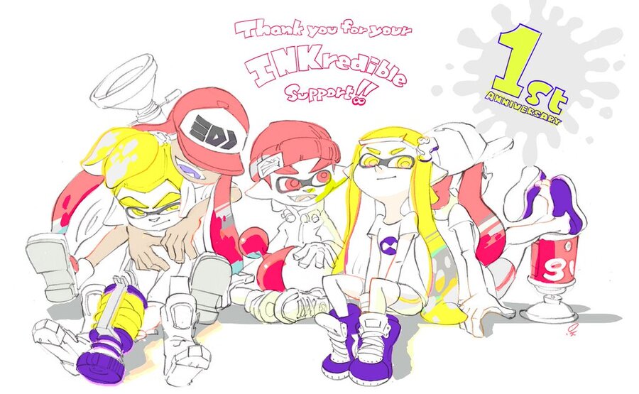 Splatoon 1 St Anniversary