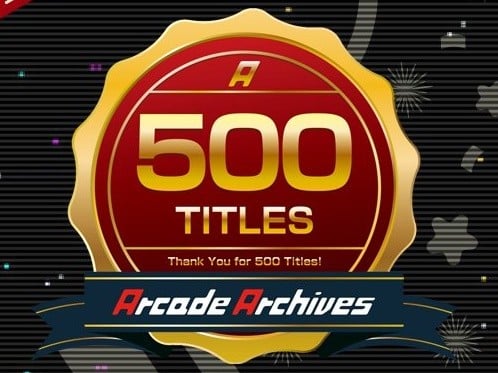 Arcade Archives Celebrates 500 Retro Releases With Special Commemorative Game