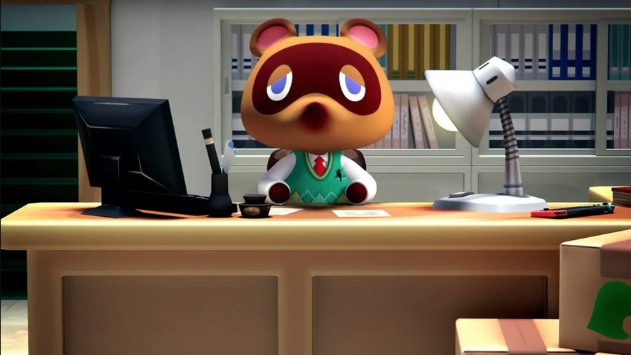 Tom Nook Animal Crossing Switch