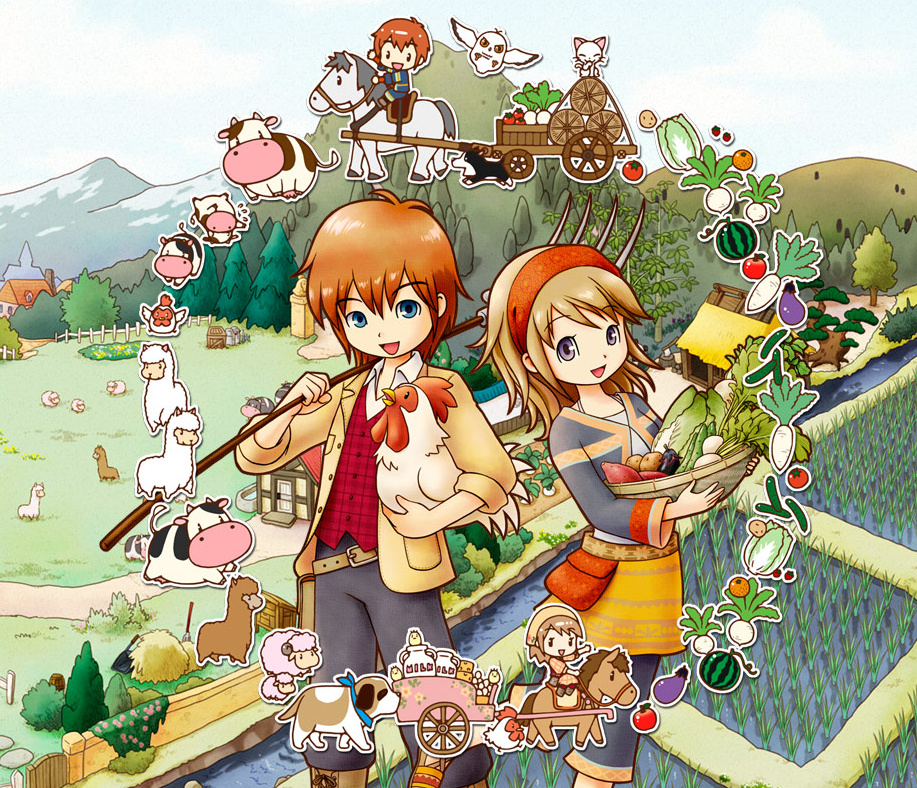  Harvest Moon: Tale of Two Towns - Nintendo 3DS : Video Games