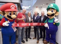 Charles Martinet and (Doug) Bowser Join Fans to Celebrate the Relaunch of the Nintendo NY Store