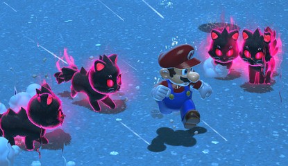 The secret boss fight in Super Mario 3D World + Bowser's Fury really  reminds me of Street Fighter's Shin Akuma