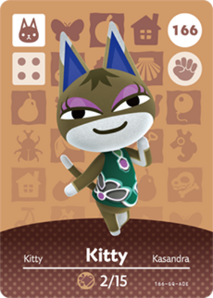 Kitty amiibo card
