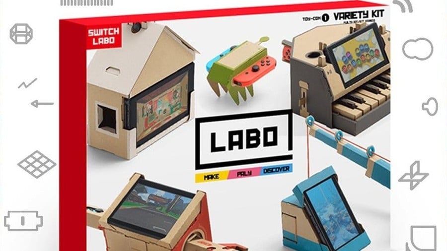 A fake Nintendo Labo box
