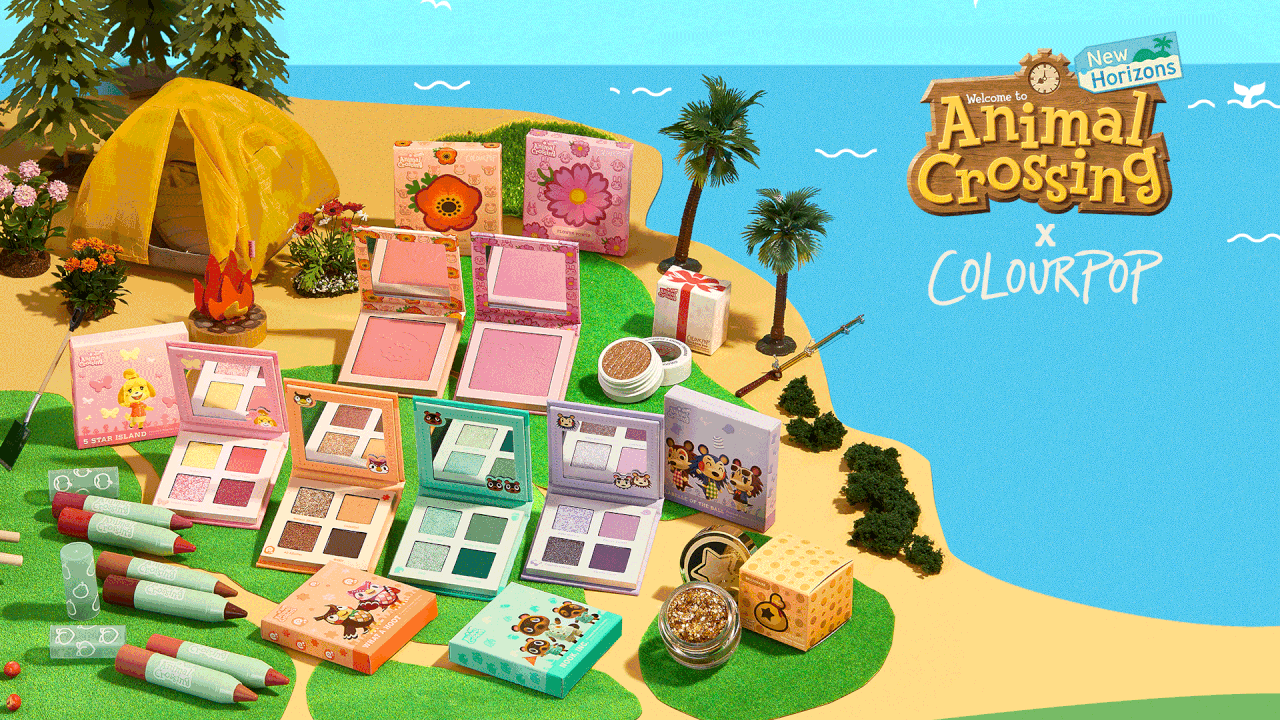 The Animal Crossing makeup collection sells almost entirely in less than an hour