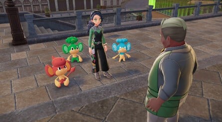 Pansage, Panpour, and Pansear