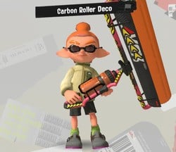 Splatoon 3 Carbon Roller Deco