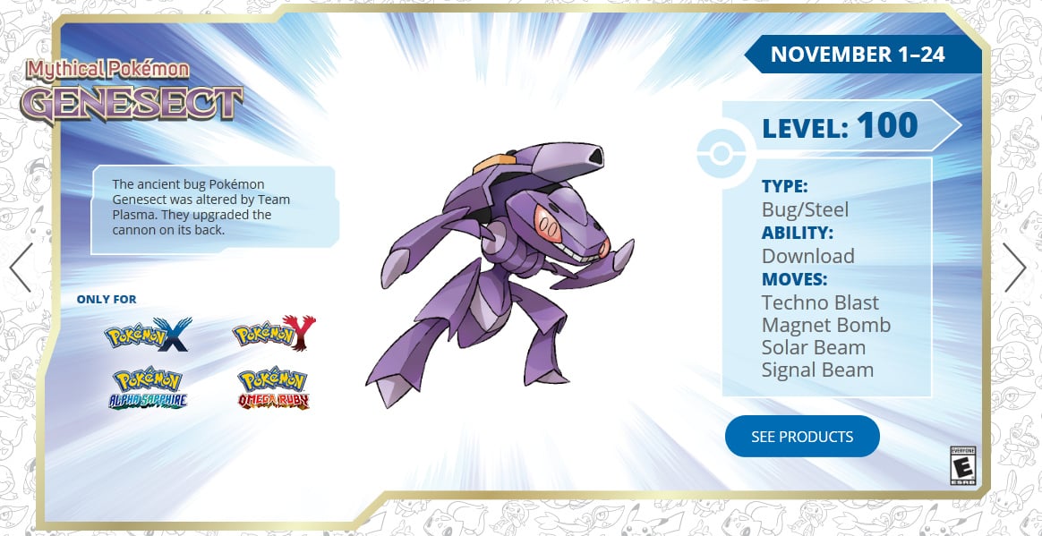 Genesect, Pokémon