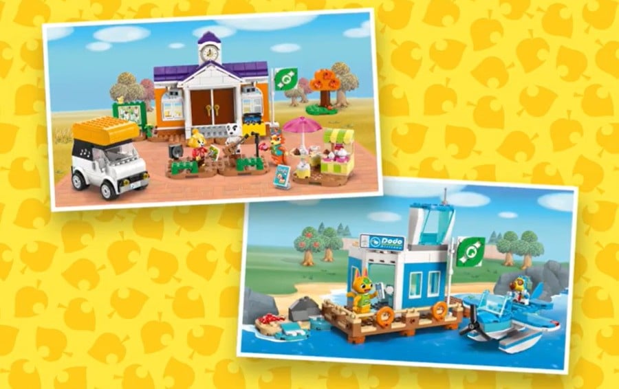 Animal Crossing Town Hall and Dodo Lego sets