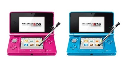 Shiny Blue and Pink 3DS Models Coming to Japan