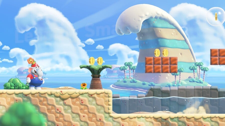 Super Mario Bros. Wonder Walkthrough: Petal Isles - Leaping Smackerel 1